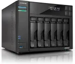 Asustor LOCKERSTOR 6 NAS Desktop Intel&reg; Celeron&reg; N5105 8 GB DDR4 HDD ADM Black