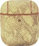 Terratec AirPods Case AirBox Crocodile Brown