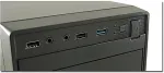 Korpus LC Power 2014MB - Micro Tower - micro ATX - ohne Netzteil - Schwarz - USB/Audio (LC-2014MB-ON)