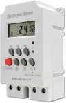 QOLTEC Electronic timer PC0629, DIN rail