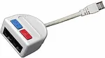 Solarix Splitter computer (10BaseT)/telephone 2 x RJ45