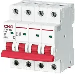 Noname Miniature Circuit Breaker, 4P, 63A, Class C, 6kA