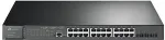 TP-Link Omada 24-Port Gigabit and 4-Port 10GE SFP+ L2+ Managed Switch with 24-Port PoE+