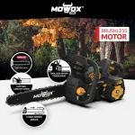 MoWox | Excel Series Hand Held Battery Chain Saw With Toolless Saw Chain Tension System (Without Battery and Charger) | ECS 4062 Li | 62 V | Lithium-ion technology