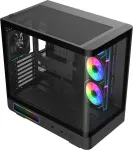 Korpus FSP M581-BA/Midi Tower/Transpar./Black