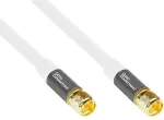 Good Connections Antennenkabel SmartFLEX 5m F-Stecker zu F-Stecker 120dB wei&szlig;