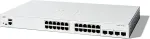 Cisco Catalyst 1300-24T-4X Managed Switch, 24 Port GE, 4x10GE SFP+, Limited Lifetime Protection (C1300-24T-4X)