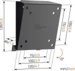 VOGELS MA1010 LCD wall mount Vogel's, 17-26", tilt