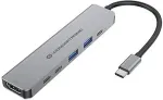 No name Conceptronic DONN33G 6-in-1 USB 3.2 Gen 1 Dockingstation, HDMI, USB-A 3.0 x 2