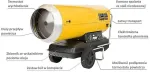 MASTER OIL HEATER B360 WITHOUT FLUE GAS 111KW