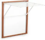 No name ARREDAMENTI KLEDY Wall-mounted drying rack - 80 x 69 cm, Brown