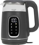 Veekeetja Adler AD 1305 electric kettle grey silver