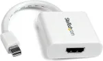 StarTech.com Mini DisplayPort&reg; to HDMI&reg; Video Adapter Converter 1920x1200 - White Mini DP to HDMI Adapter M/F (MDP2HDW) Videoadapter 17cm Hvid