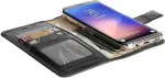 Krusell Kaitse&uuml;mbris kaanega Sunne Foliocase, Samsung Galaxy S8+, naturaalsest nahast, must,