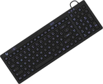 Klaviatuur Raidsonic KeySonic Industrie-TAS, Silikon, IP68,BK, KSK-6031INEL-B(DE)