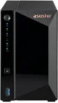 Asustor DRIVESTOR 2 Pro Gen2 AS3302T v2 NAS Realtek RTD1619B 2 GB DDR4 ADM Black