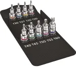Wera Innen-TORX Steckschl&uuml;ssel-Bit-Einsatz-Set 9teilig 1/2 (12.5 mm) Produktabmessung, L&auml;nge 60 mm 05004202001 (05004202001)