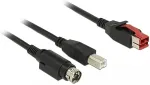 DeLOCK PoweredUSB Kab. 24v St > USB-B St + Hosiden 3Pin 3.0m