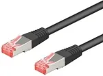 Goobay CAT 6a S/FTP CU 1m Black