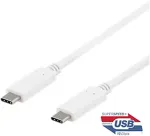 DELTACO USB-C-USB-C kaabel, 1m, 10Gbps, 100W 5A, USB 3.1 Gen 2, E-Ma