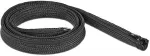 DeLOCK Geflechtschlauch mit Rei&szlig;verschluss hitzebest&auml;ndig 1 m x 20 mm schwarz