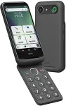 Mobiiltelefon Doro Aurora A20 / graphit + Wireless Charging Station
