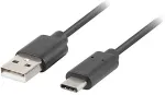 LANBERG USB-C(M)->USB-A(M)2.0 Kabel 1,0m QUICK CHARGE 3.0 sw