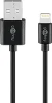 Goobay Lightning-kabel 50cm sort MFi