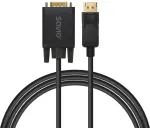 Savio Cl-203 1.8 m DisplayPort VGA (D-Sub) Black