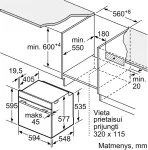 Ahi Bosch Serija 8, HRG7761B1, 71 l