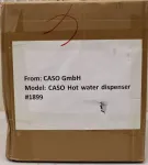 CASO SALE OUT. 01899 Hot Water Dispenser NOT ORIGINAL PACKAGING, SCRATCHED, DEMO | SALE OUT. | Caso NOT ORIGINAL PACKAGING, SCRATCHED, MISSING MANUAL