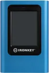 K&otilde;vaketas Kingston IronKey Vault Privacy 80 960 GB, External SSD (blue/black, USB-C 3.2 Gen 1 (5 Gbit/s))