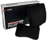 Joystick NITRO CONCEPTS Memory Foam Pillow Set Black/Black - foam cushion set
