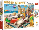 Trefl HIDDEN SHAPES Pusle Kasside puhkus, 1000 osa