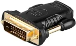 Wentronic Goobay | HDMI/DVI-D adapter, gold-plated | 68931