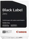 CANON Black Label Zero Papier, A4,500 Blatt 80g klimaneutral im Karton Fl&auml;chengewicht 80 g/m&sup2; ISO536 (99840554)