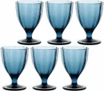 Rose&Tulipani Set of 6 Amami glasses - Blue, 300 ml