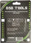 DSDTOOLS 3 TK HSS astmelised puuriterad, kaetud titaaniga, kuuskantvarrega DS1432