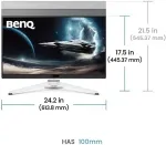 Monitor BenQ MOBIUZ EX271Q - 27 - white/black, QHD, IPS, AMD FreeSync, 180Hz panel