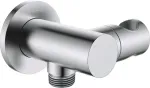 Deante Round angled connector with handset holder