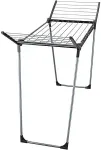 Leifheit Pegasus 150 Solid Black upright dryer