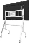 VOGEL'S Neomounts Floor stand | FL50-575WH1 TV trolley | Adjustable Height | 65-110 " | Maximum weight (capacity) 125 kg | White