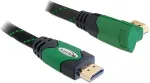 DELOCK HDMI Kabel Ethernet A -> A St/St 1.00m 90&deg; rechts