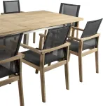 Home4you Tool NAUTICA 64x65xH90cm, must