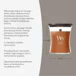 WoodWick Scented Candle, Medium Saffron Smoke, 1 piece