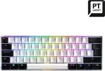 Klaviatuur SHARKOON PT layout - SKILLER SGK50 S4, gaming keyboard (white/black, Kailh Red)