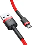 BASEUS Micro USB Cafule kaabel 2.4A 1m Red + Red (CAMKLF-B09)