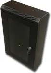 DATACOM 10" single-piece rack 12U/140 black glass door