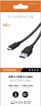 Vivanco kaabel USB-C - USB-A 3.0 1m