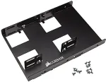Corsair Dual SSD Mounting Bracket - Festplatten-Bracket - Kapazit&auml;t: 2 Festplatten (2.5) (CSSD-BRKT2)